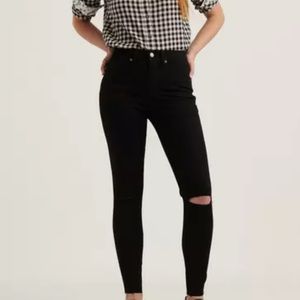 Black Distressed Lucky Brand Jeans